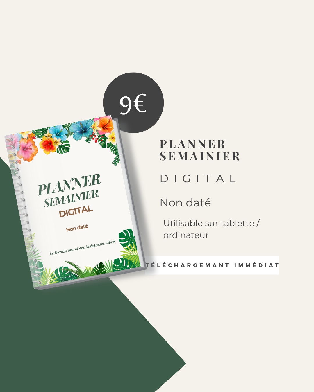 Planner semainier digital